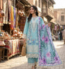 Mushq Embroidered Lawn Suit 3 Piece Unstitched for Women – Light Green